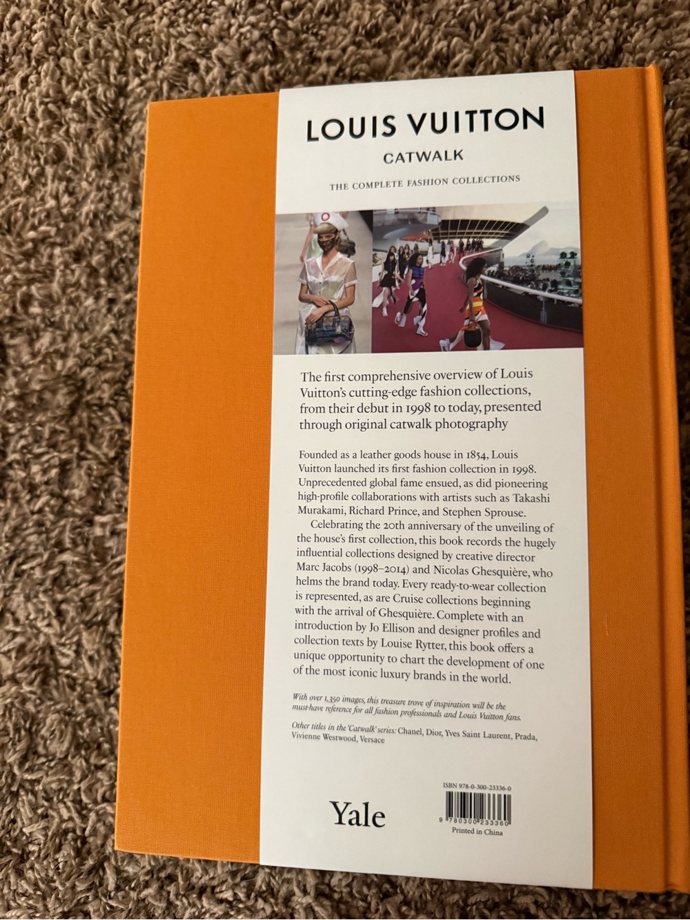 Louis Vuitton Catwalk Hardcover Book - Orange and White - Picture 2 of 4